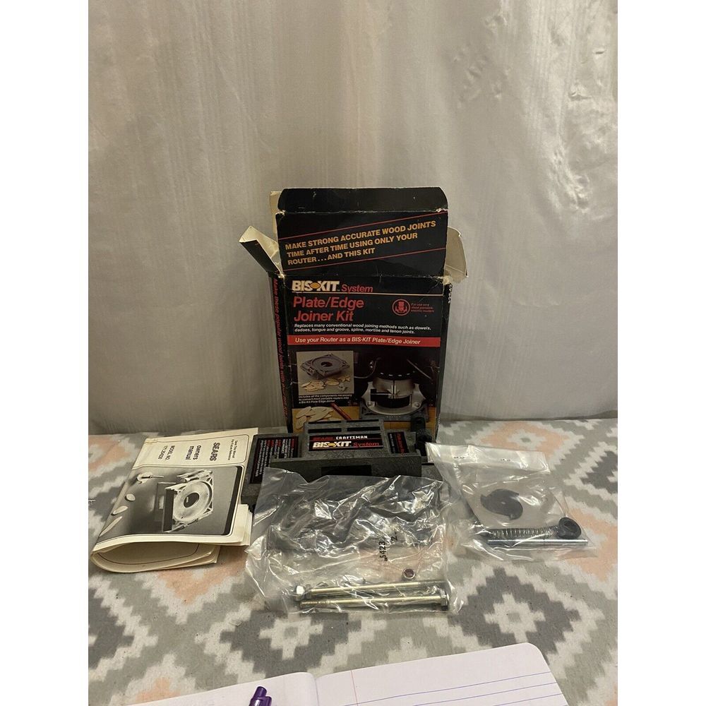 VTG Sears Craftsman Biskit system, Plate/edge Joiner Kit‎ Sears Craftsman